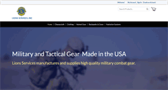 Desktop Screenshot of lionsservices.org